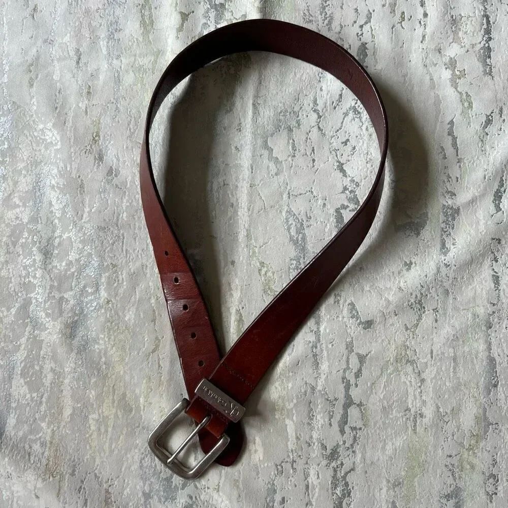 Calvin Klein Italian Saddle leather belt